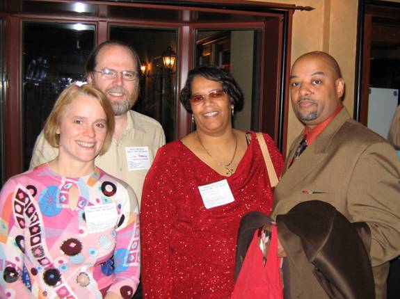 Katarina Krek, Katarina’s husband Jim Steedle, Karen Horner, Karen’s husband