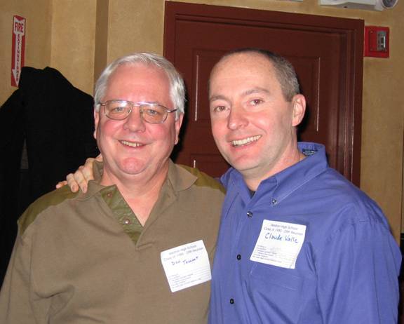 Don Taggart and his former student, Claude Valle